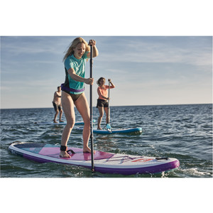 2020 Red Paddle Co Ride Se Lila MSL 10'6 "aufblasbares Stand Up Paddle Board - Carbon / Nylon Paddel Paket